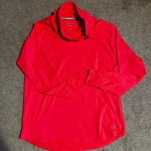 Women’s Medium Neon Pink Nike Dri Fit Mock Neck Pullover